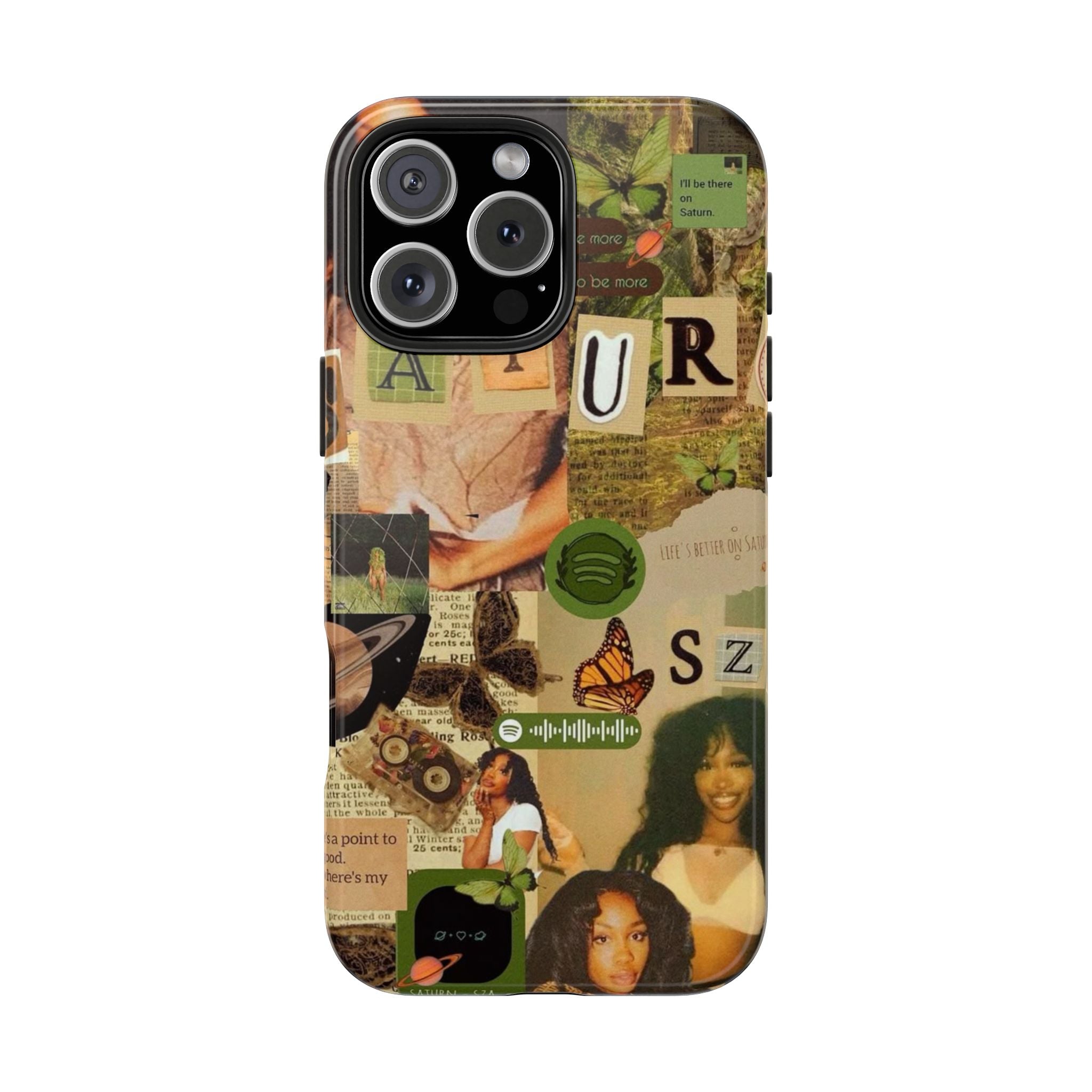 SZA -Nature-Inspired Tough Phone Cases - Trendy, Protective, Durable, Eco-Friendly Gift for Nature Lovers, Perfect for Birthdays, Holidays
